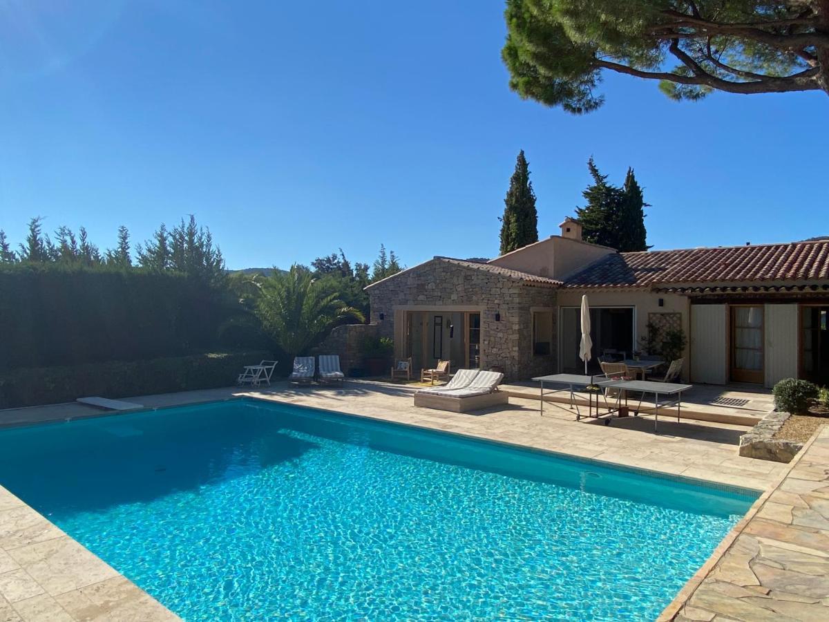 Lovely "Provence" Villa With Sea View, Private Heated Pool, Airco And Beautiful Garden 格里莫 外观 照片